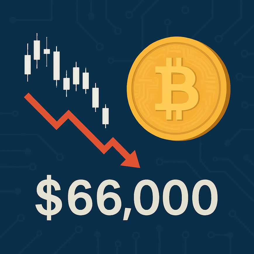 Bitcoin under $66,000