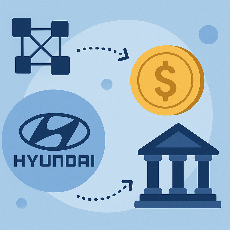 Hyundai becomes first major South Korean company to introduce internal stablecoin transfers