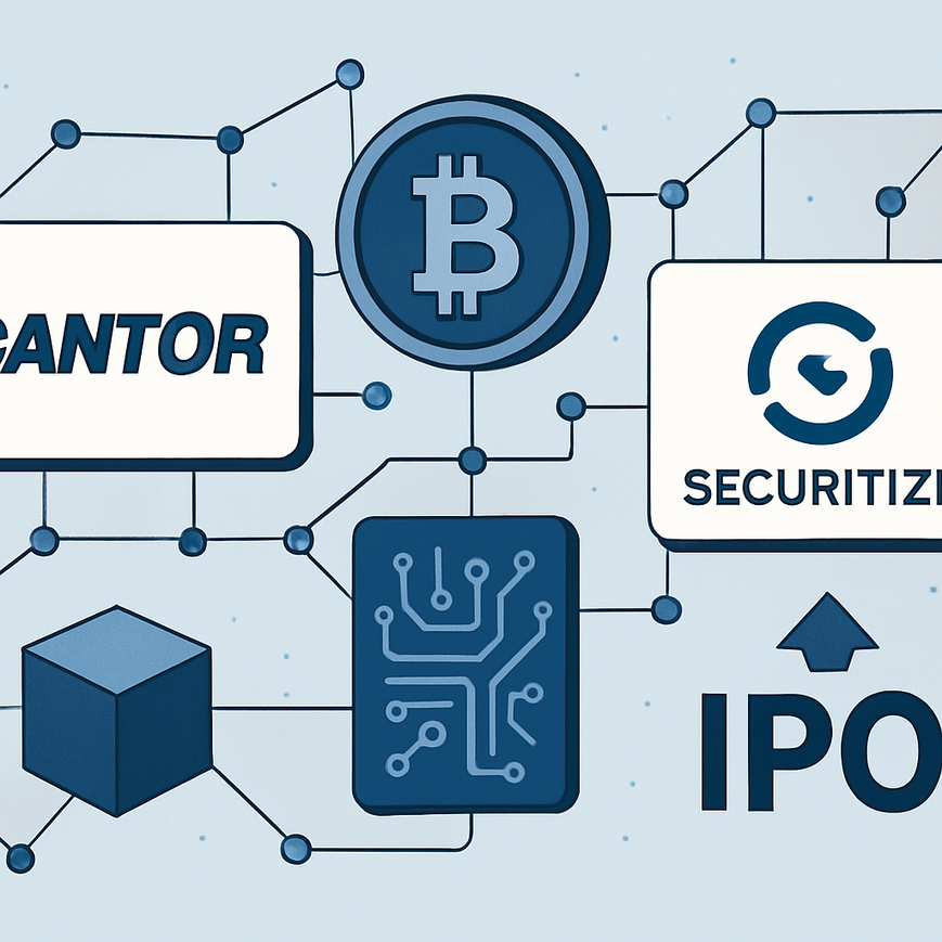Cantor and Securitize collaborate on blockchain-based IPOs